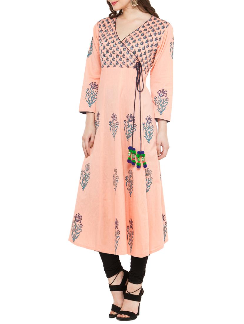 angrakha printed kurta - 14495452 - Zoom Image - 2