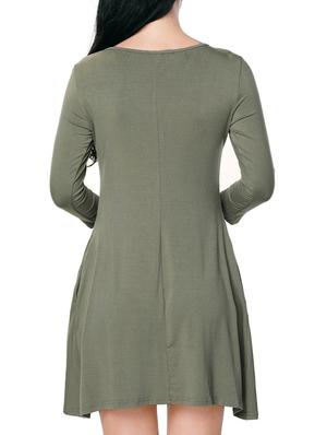 grey a-line dress - 14496939 - Standard Image - 2