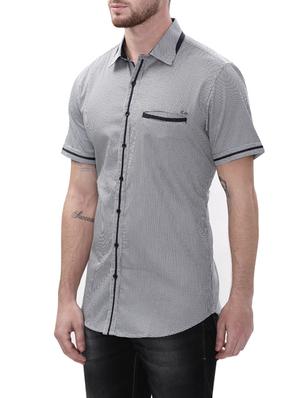 grey cotton casual shirt - 14498544 - Standard Image - 2