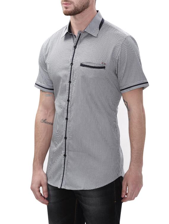grey cotton casual shirt - 14498544 - Zoom Image - 2