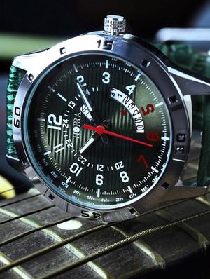 Horra PB817MLMG46 Corona Series Green Dial Analog Watches For Men - 14499224 - Standard Image - 2