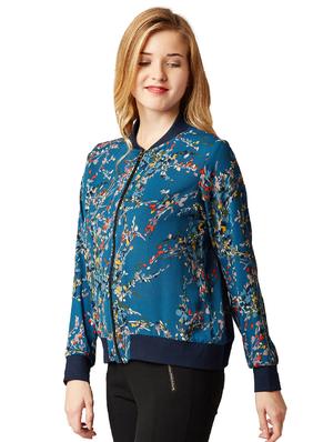 multi colored printed jacket - 14499590 - Standard Image - 2