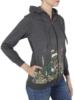 grey hooded sweatshirt - 14501283 - Standard Image - 2