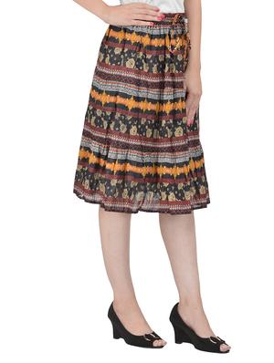 Multicolored flared skirt - 14501360 - Standard Image - 2