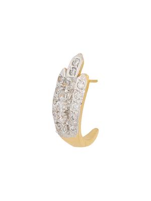 white metal studs earring - 14501988 - Standard Image - 2