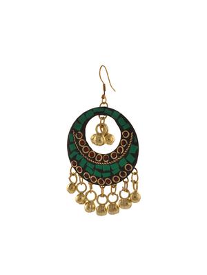 green metal other earring - 14502679 - Standard Image - 2