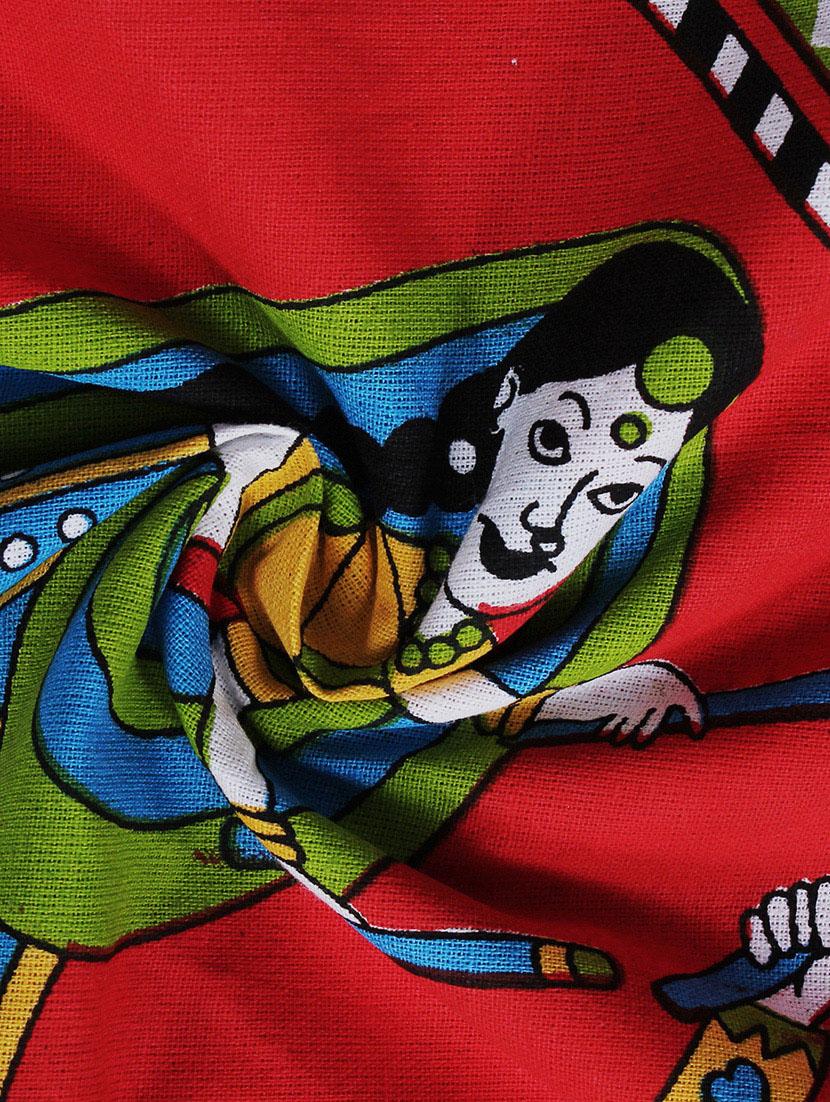 152 TC Pure Cotton Traditional Rajasthani Printed Double Bed Sheet With 2 Pillow Covers - 14502825 - Zoom Image - 5