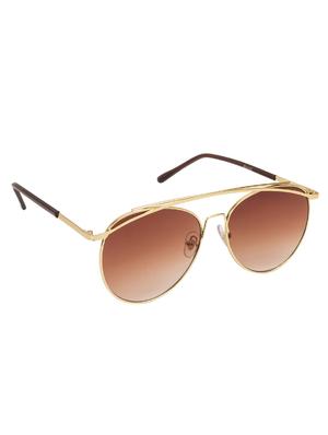 Arzonai Anders Golden MA-048-S2 Women's Aviator Sunglasses - 14503852 - Standard Image - 2