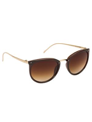 Arzonai Moore Brown MA-061-S2 Women's Cat-eye Sunglasses - 14503875 - Standard Image - 2