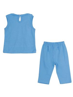 blue cotton twin set - 14504302 - Standard Image - 2