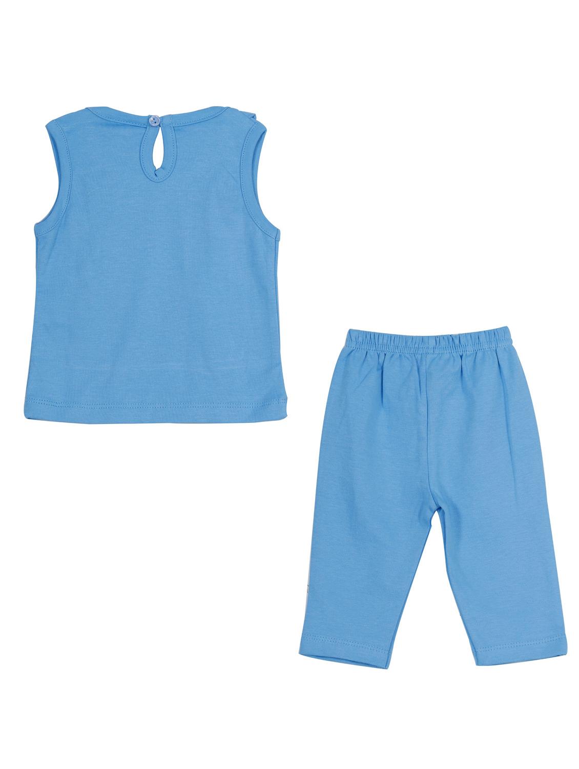 blue cotton twin set - 14504302 - Zoom Image - 2