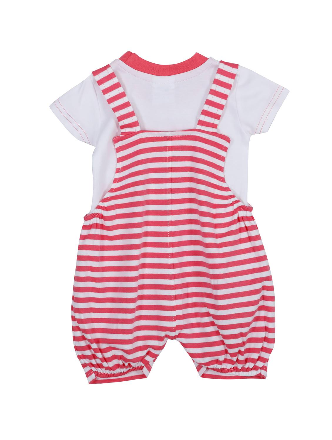 red cotton dungaree - 14504353 - Zoom Image - 2