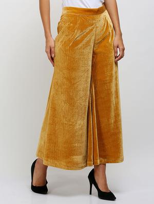 nika pret orange velvet palazzo - 14504412 - Standard Image - 2