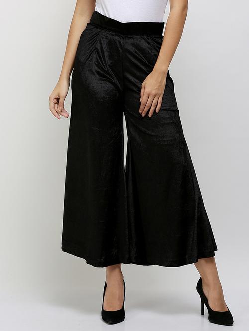 black velvet palazzos - 14504415 - Very Small Image - 1