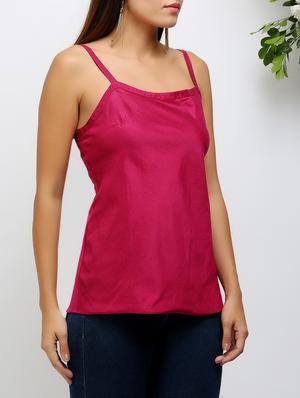 spaghetti strap silk blend cami top - 14504423 - Standard Image - 2