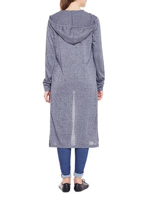 blue cotton casual shrug - 14505164 - Standard Image - 2