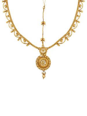 gold zinc maang teeka - 14506177 - Standard Image - 2