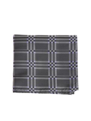 grey micro silk fabric tie with cuff link and pocket square - 14506794 - Standard Image - 2