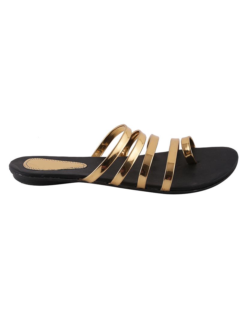 gold one toe sandal - 14508710 - Zoom Image - 2