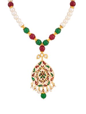 multi colored zinc necklace - 14510896 - Standard Image - 2