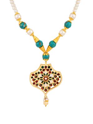 multi colored zinc necklace - 14510908 - Standard Image - 2