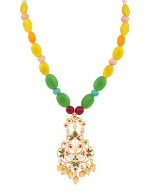 multi colored zinc necklace - 14510911 - Standard Image - 2