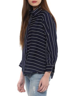 navy blue striped shirt - 14511208 - Standard Image - 2