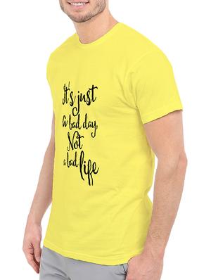 yellow cotton chest print tshirt - 14511412 - Standard Image - 2