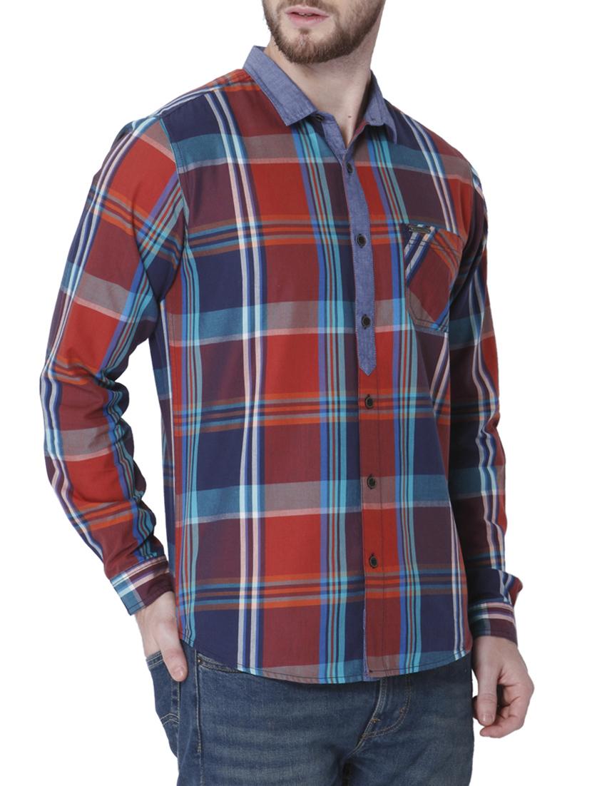 multi cotton casual shirt - 14514099 - Zoom Image - 2