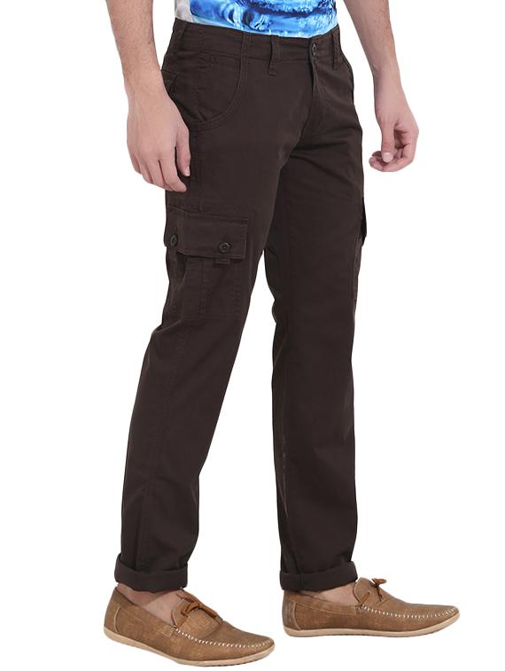 brown cotton cargos - 14514141 - Zoom Image - 2