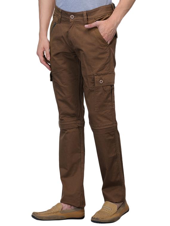 brown cotton cargos - 14514153 - Zoom Image - 2