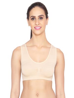 set of 3 multi colored cotton sports bra - 14514417 - Standard Image - 2
