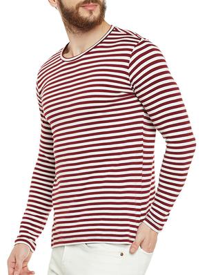 maroon cotton tshirt - 14515500 - Standard Image - 2