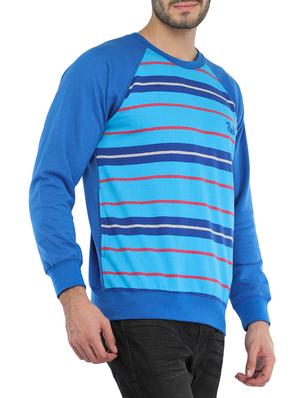 blue cotton raglan sweatshirt - 14515599 - Standard Image - 2