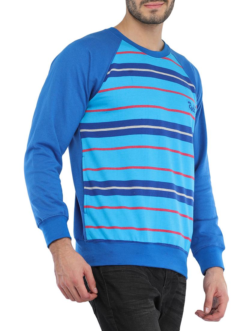 blue cotton raglan sweatshirt - 14515599 - Zoom Image - 2