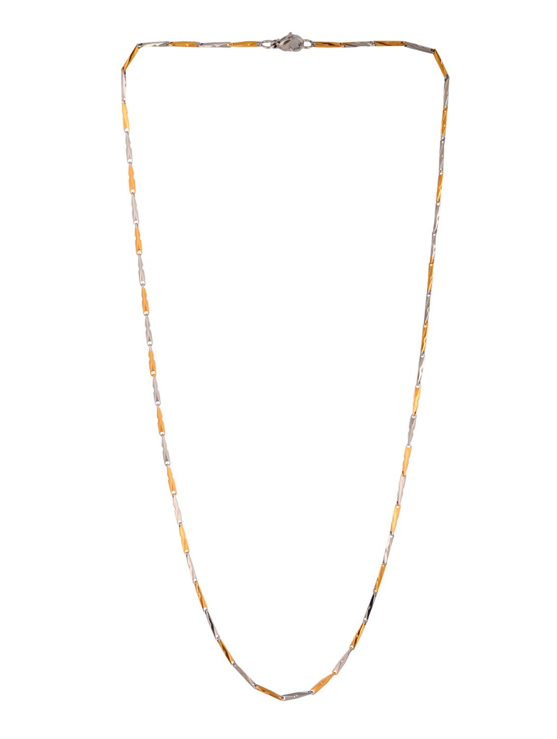 gold metal chain necklace - 14515921 - Zoom Image - 2