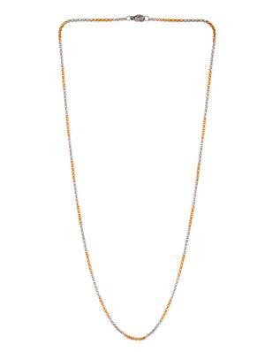gold metal chain necklace - 14515922 - Standard Image - 2