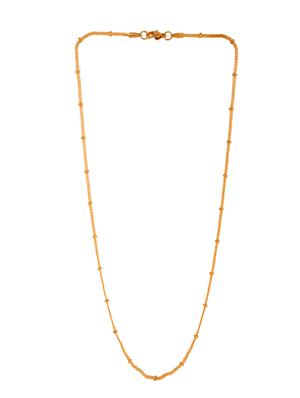 gold metal chain necklace - 14515932 - Standard Image - 2
