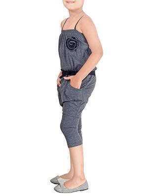 grey cotton jumpsuit - 14518287 - Standard Image - 2