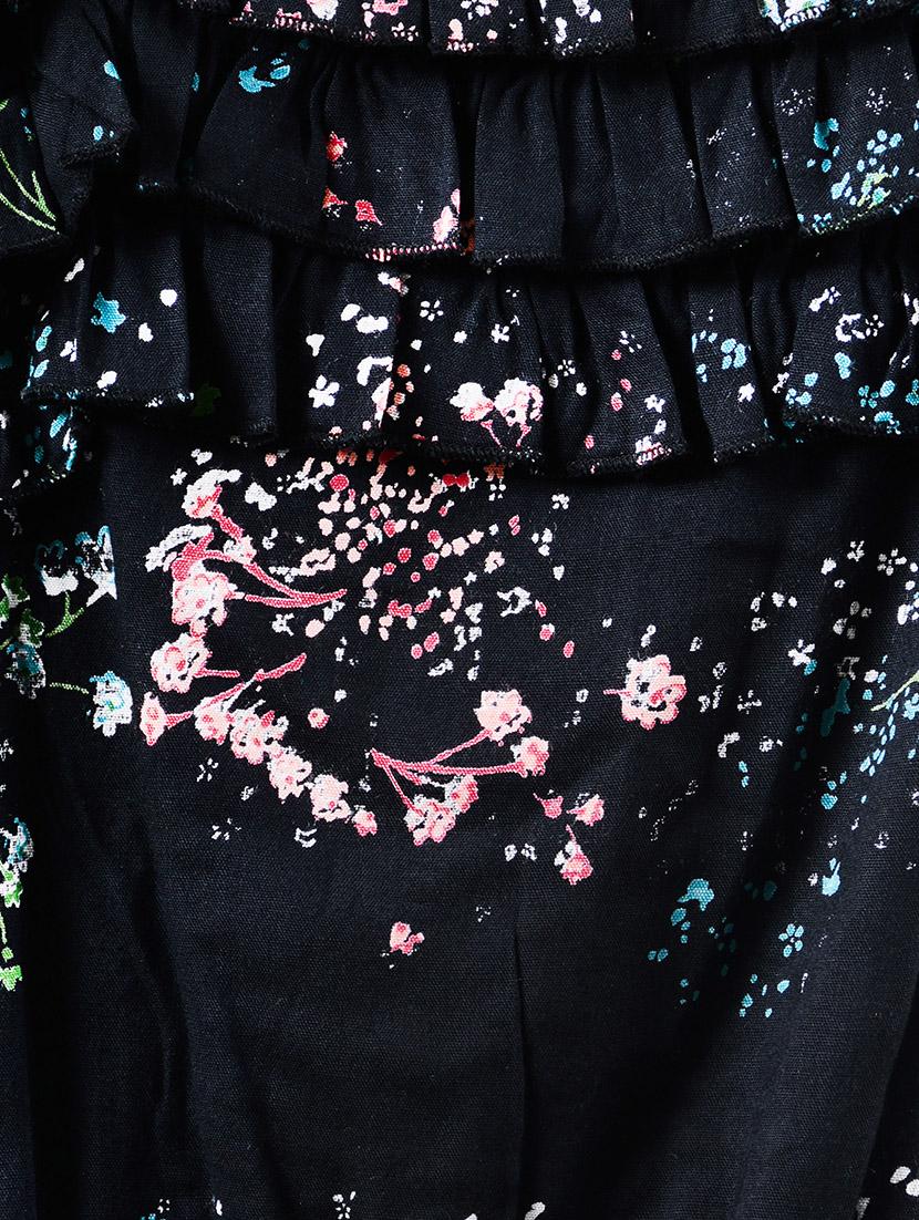 black cotton jumpsuit - 14518288 - Zoom Image - 5