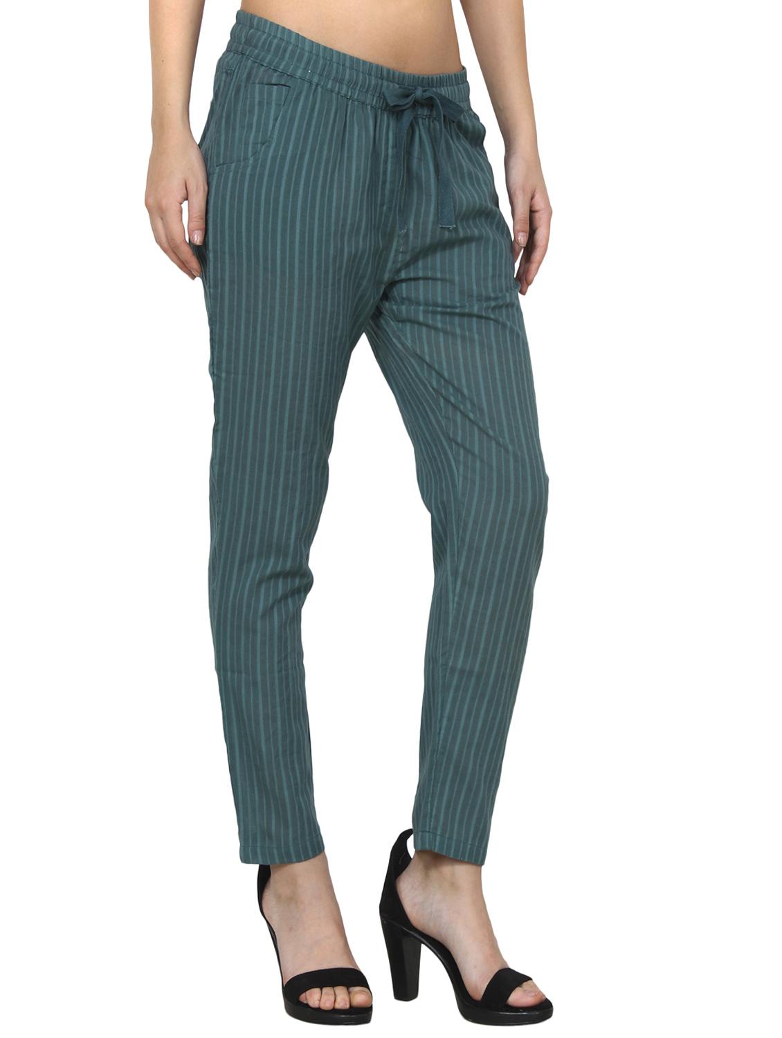 green cotton peg trouser - 14518345 - Zoom Image - 2