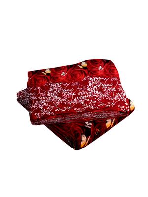 160 TC Premium 3D PolyCotton Double Bed Sheet with 2 Pillow Cover - 14520691 - Standard Image - 2
