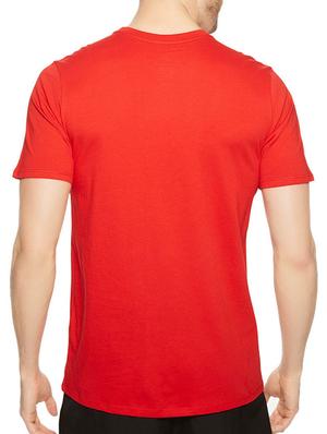 red cotton chest print tshirt - 14520971 - Standard Image - 2