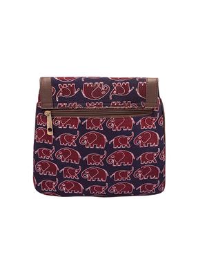 blue cotton ethnic sling bag - 14521320 - Standard Image - 2