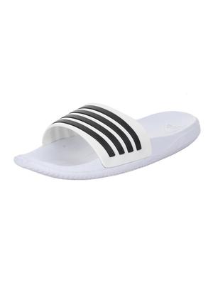 white rubber slip on flip flops - 14521410 - Standard Image - 2