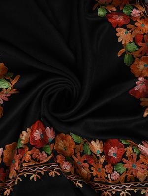 black woolen shawl - 14521600 - Standard Image - 2