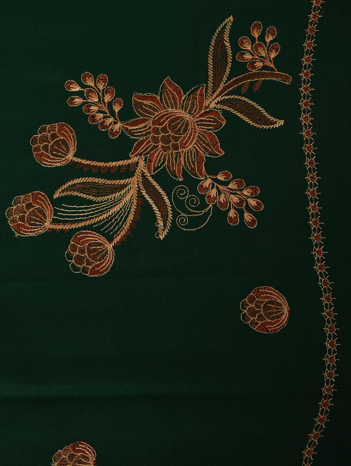 green woolen shawl - 14521610 - Zoom Image - 2