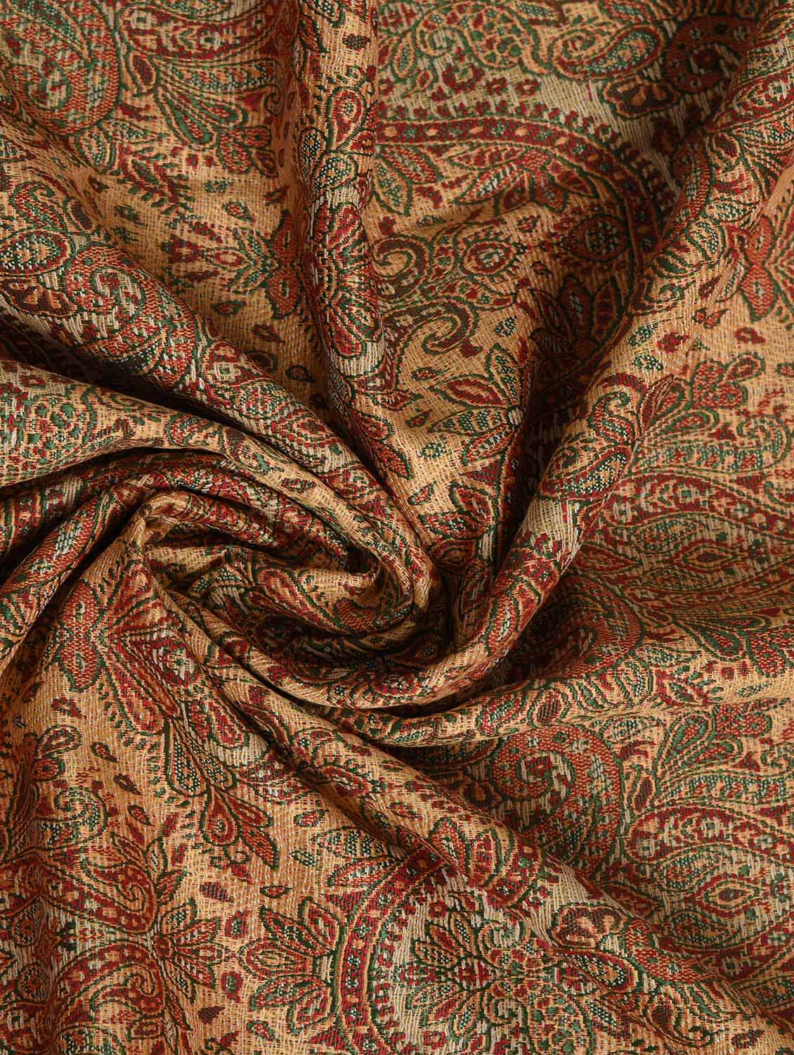 Multicolored woolen shawl - 14521620 - Zoom Image - 2