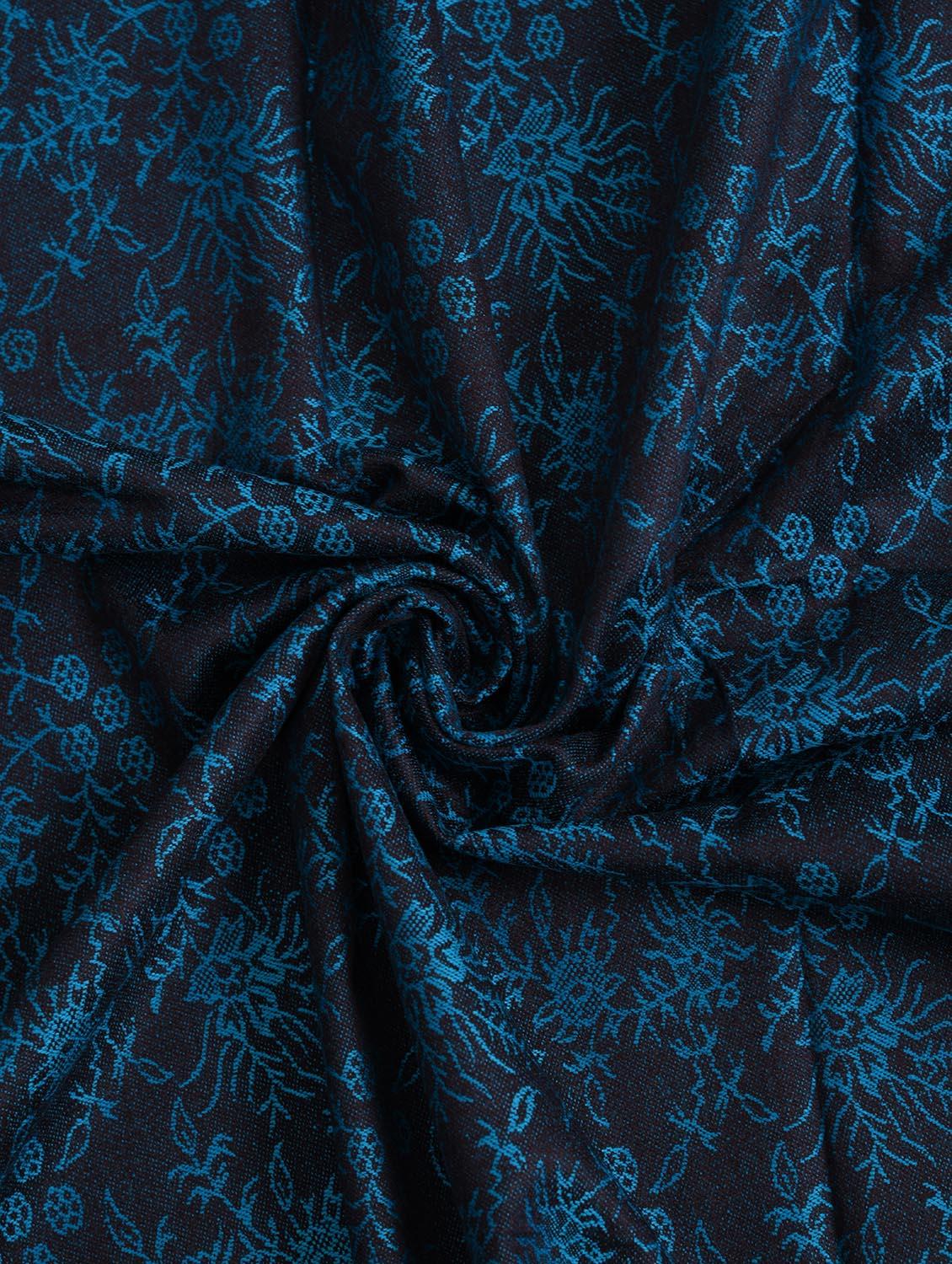 blue woolen shawl - 14521632 - Zoom Image - 2