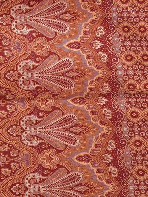 red woolen shawl - 14521654 - Standard Image - 2